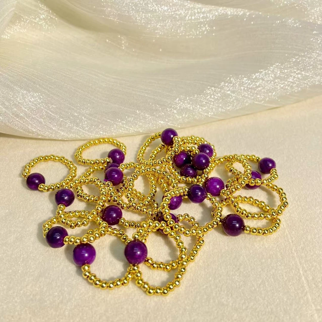 【同林舒】南非老矿料-老油紫料原创戒圈多样性发其一C008