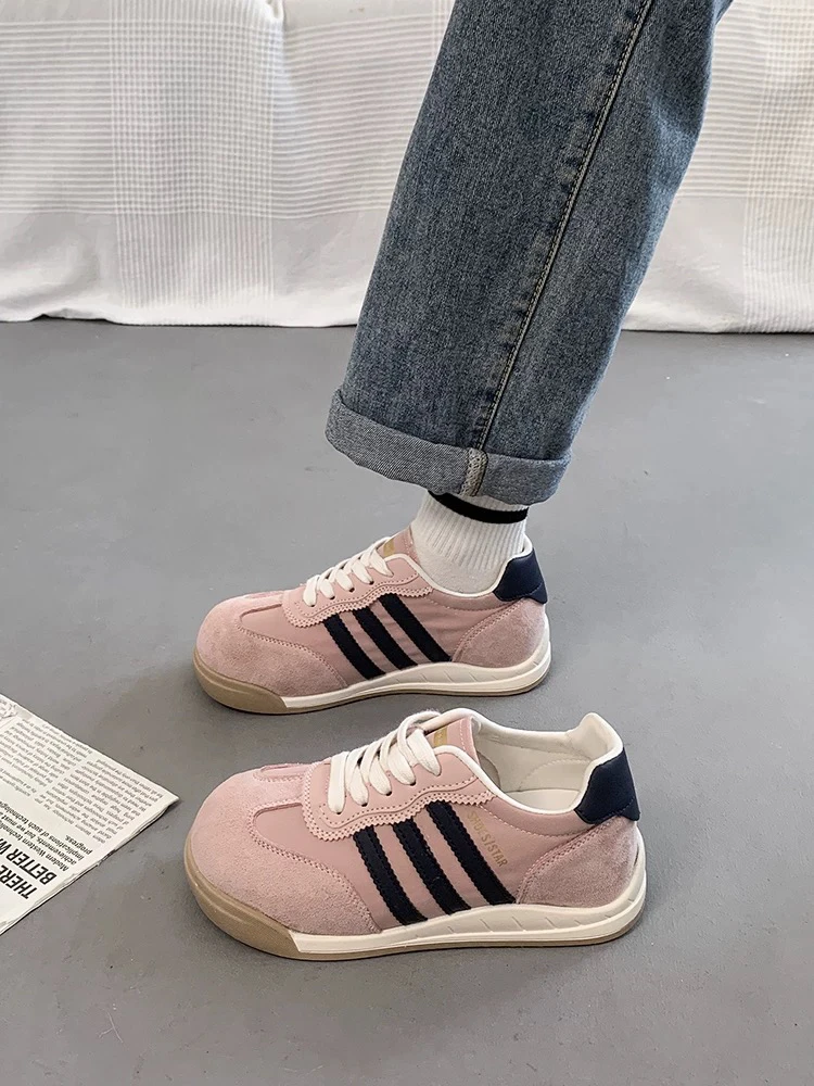 夏季时尚休闲鞋透气鞋子厚底小白鞋ins韩版薄款板鞋德训鞋小众