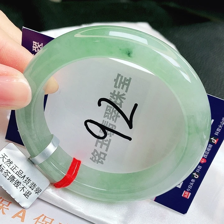 翡翠未镶嵌手镯缅甸天然a货翡翠手镯