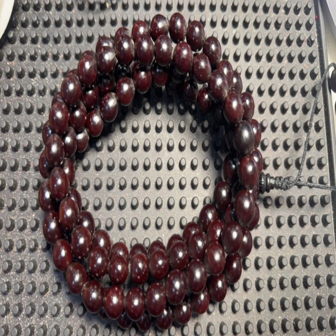 四川老树籽11➕mm深紫色水滴型108颗