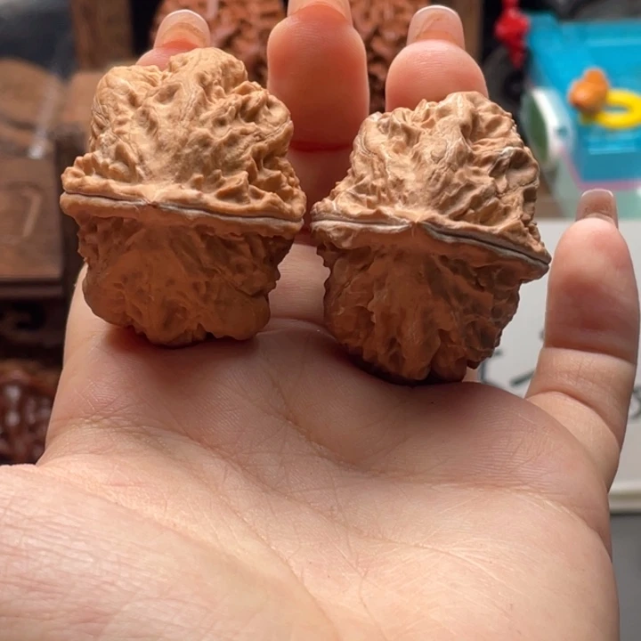 文玩核桃把件白云28