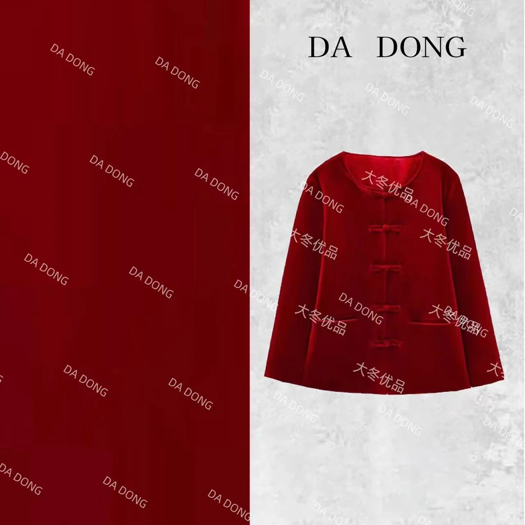 事事如意--中式加厚保暖棉服复古民族风冬季九分袖高级感拜年服