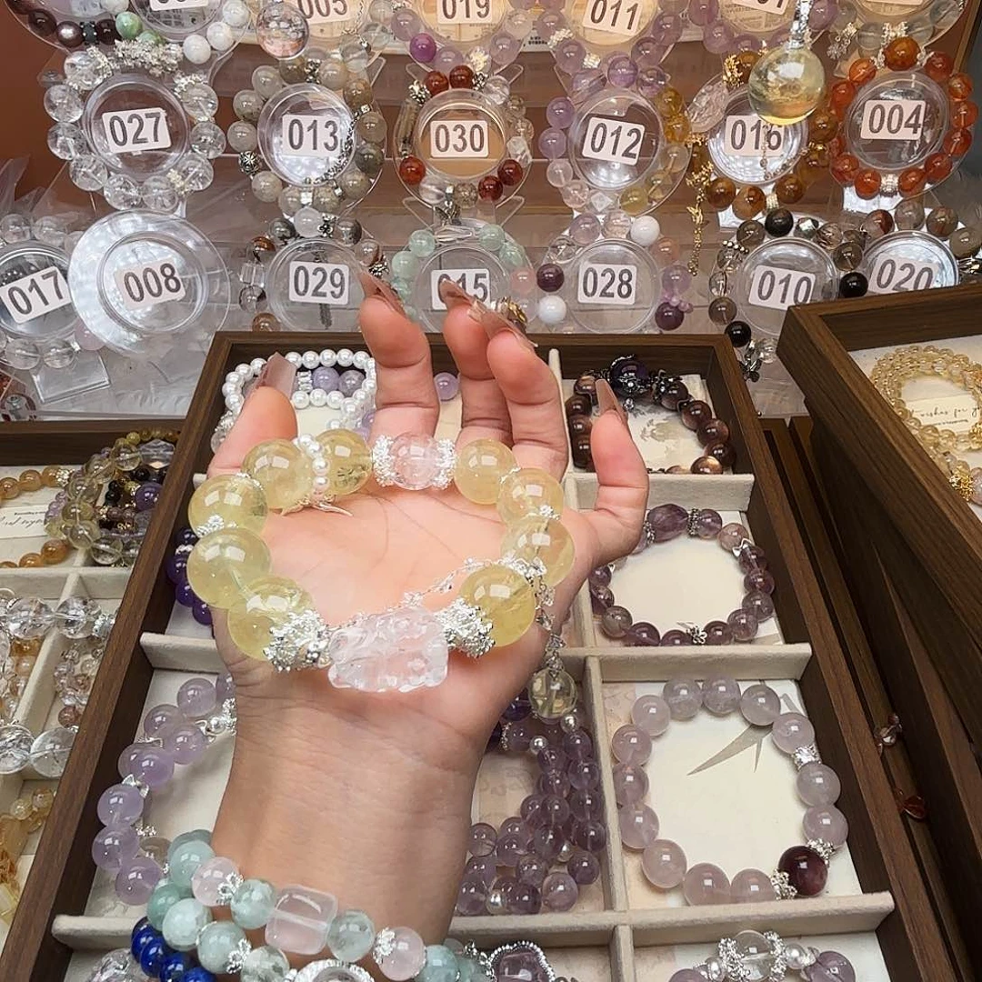 鼎***说烟晶手链银S925镶嵌99988888888888