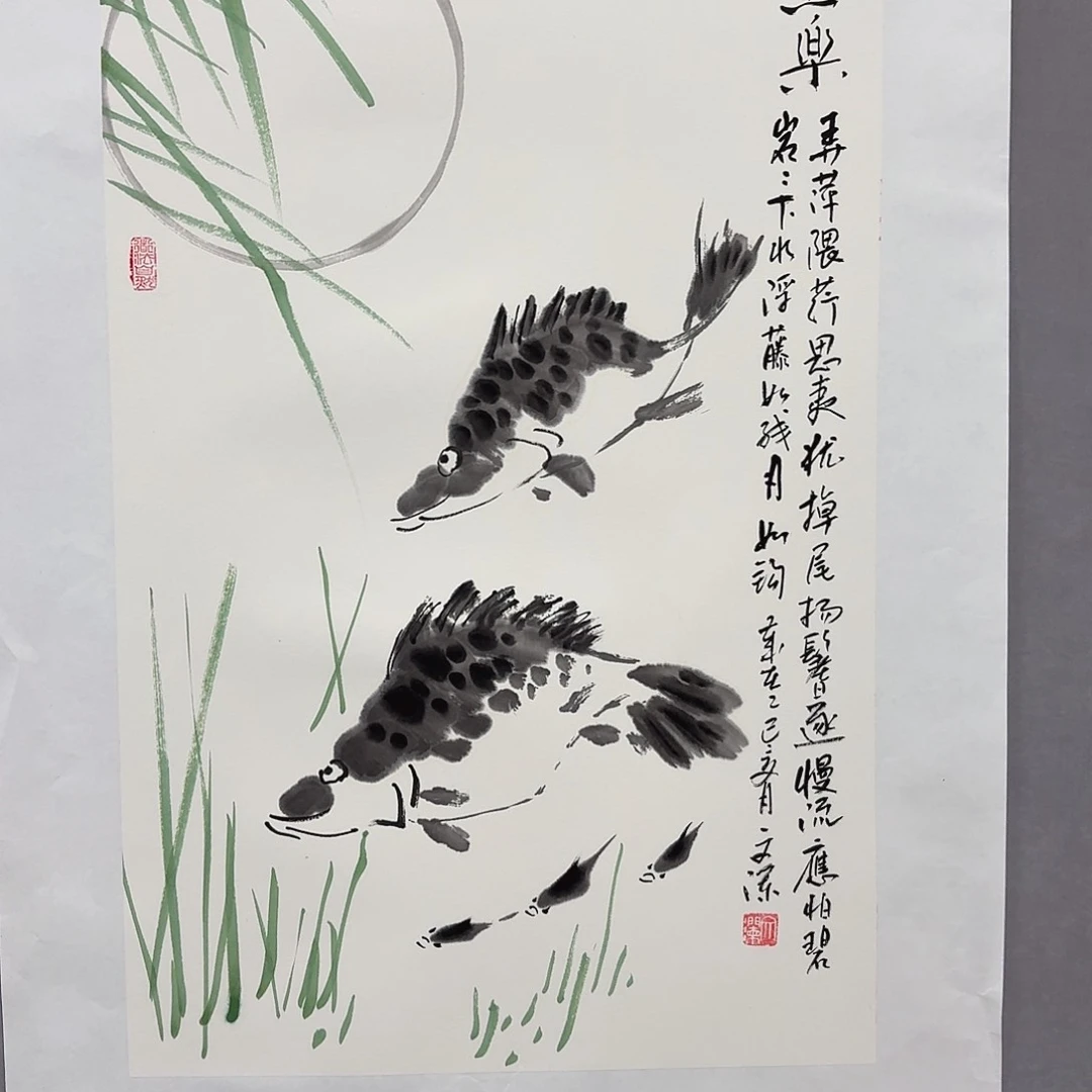国画亲笔手绘放心去藏