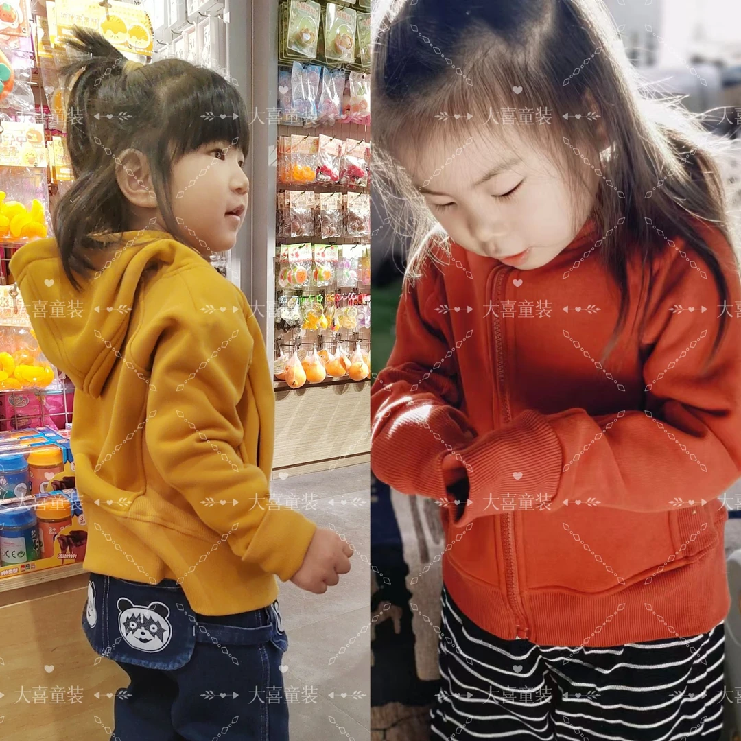 【大喜】（现货）儿童立体剪一体绒连帽拉链外套LULU既视感