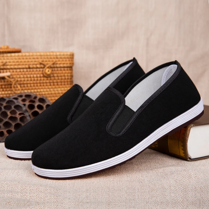 正品直播间老北京布鞋春夏款手工舒适单鞋轻便耐磨男士工作鞋软面