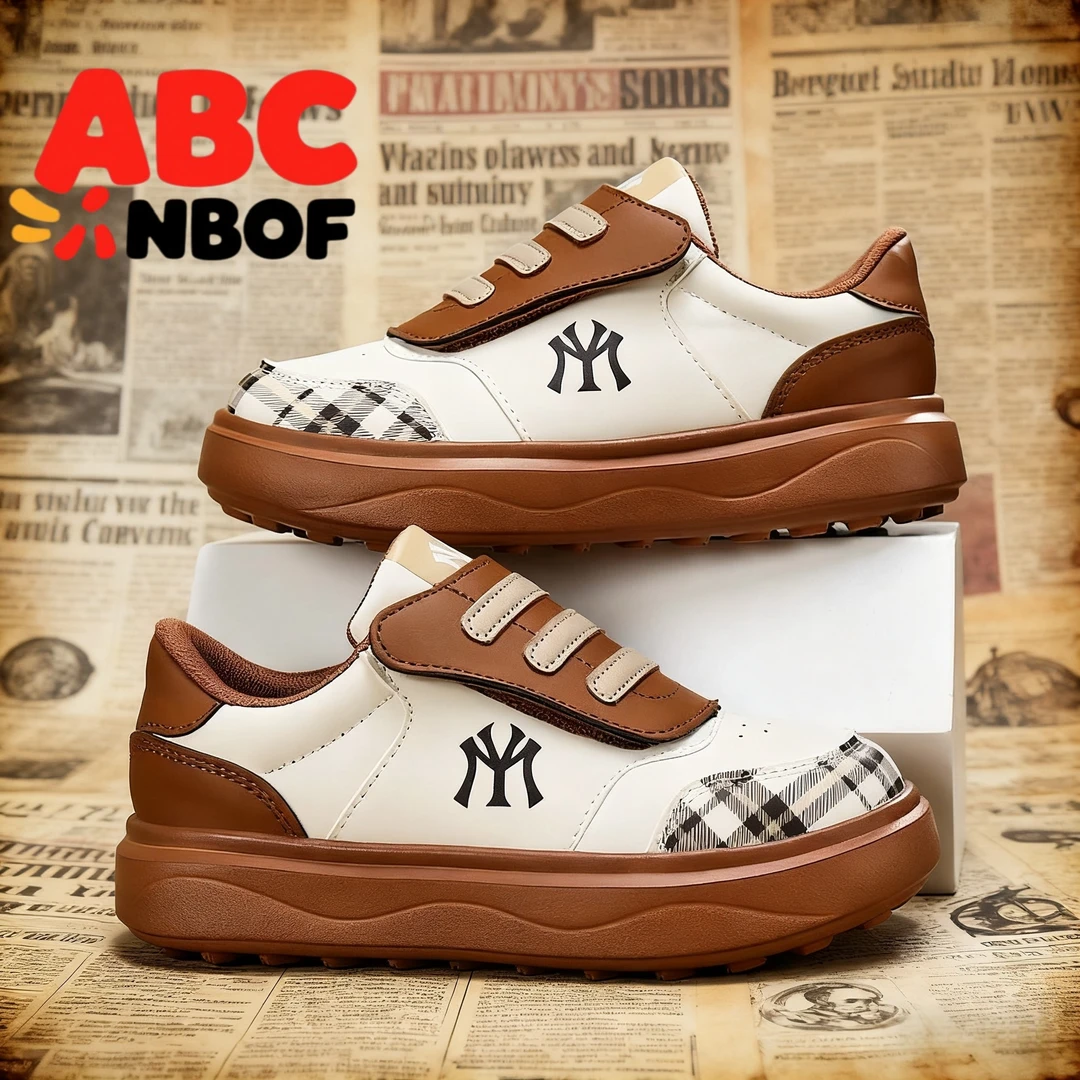 ABC NBOF男童鞋子2025新款秋季休闲中大童软底男孩子儿童运动板鞋