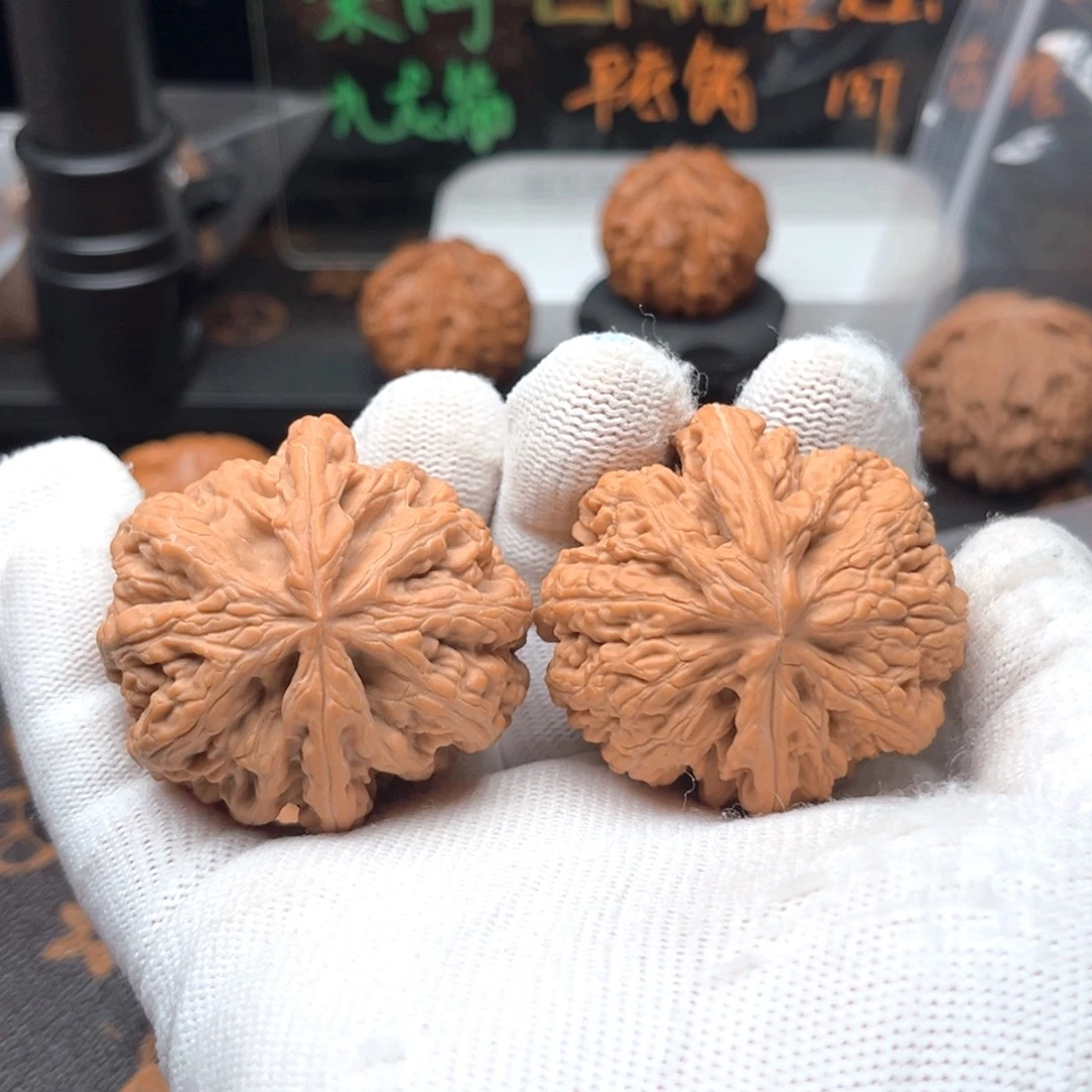 海***榮把件文玩核桃粗筋