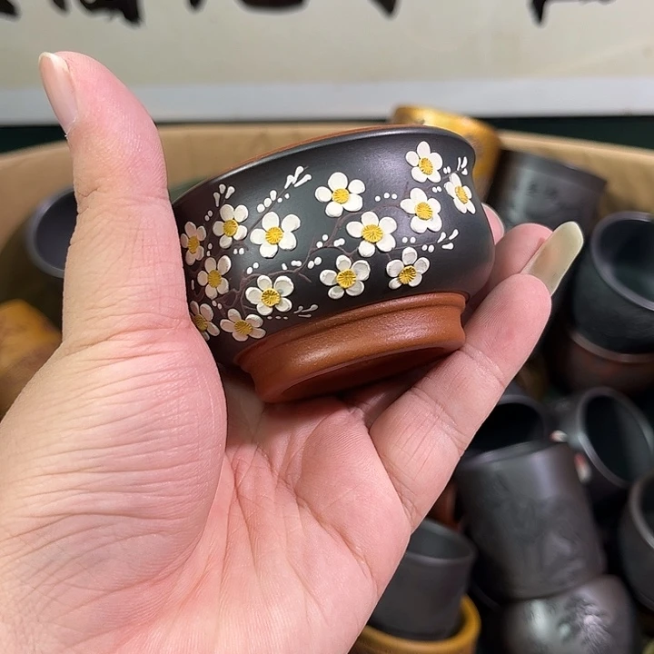 茶杯紫砂全手工紫砂主人杯