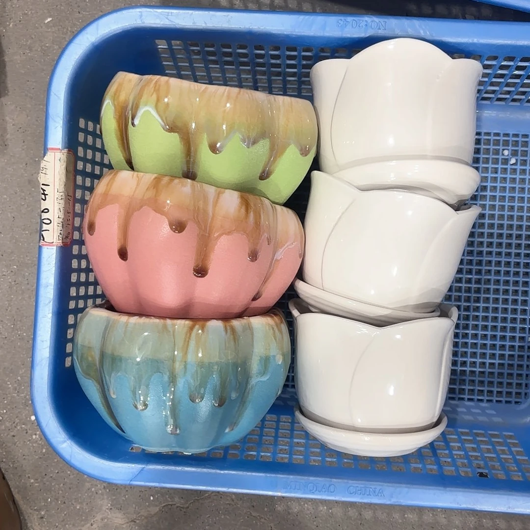 陶瓷陶瓷花盆，多肉花盆