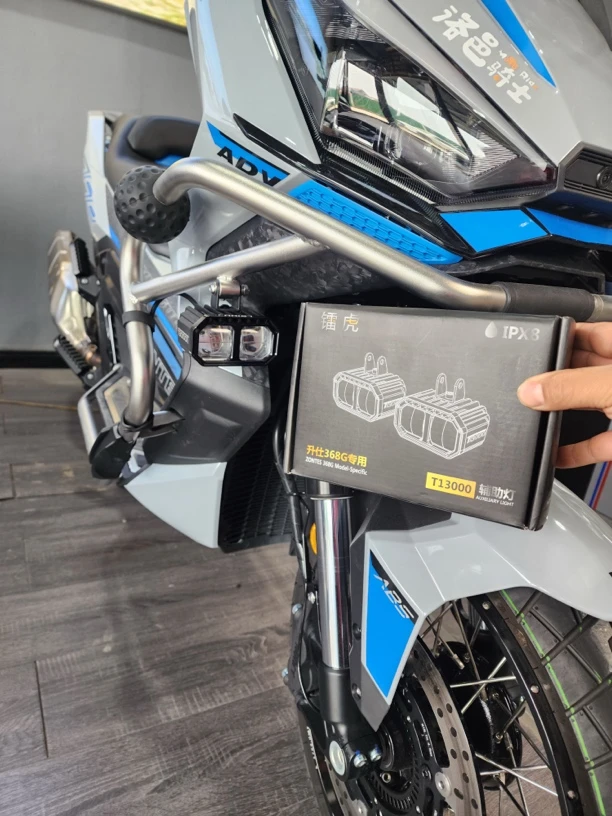 镭虎升仕368G专用射灯无损安装