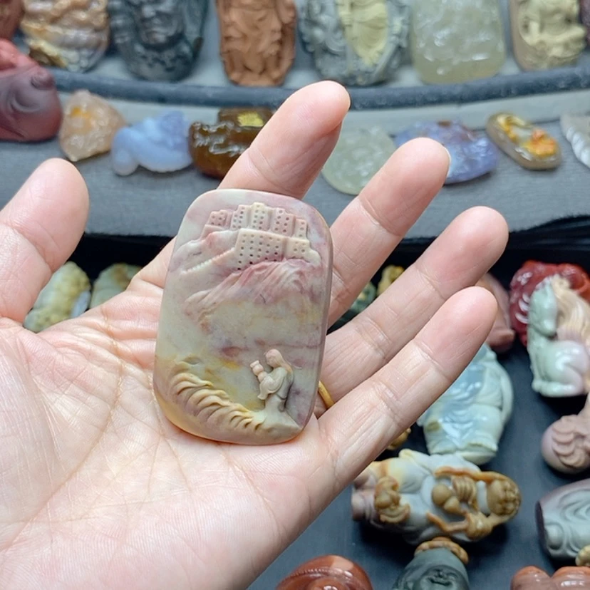 【闪购商品】定制石英质玉吊坠未镶嵌