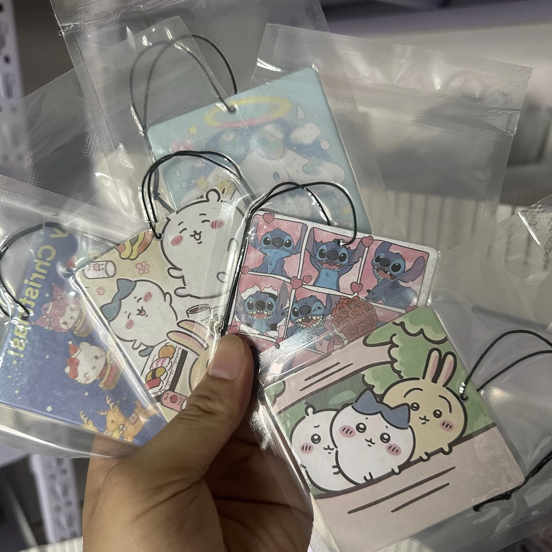 【方形】卡通香薰片摆件挂件车载持久香薰高级除异味清香卧室