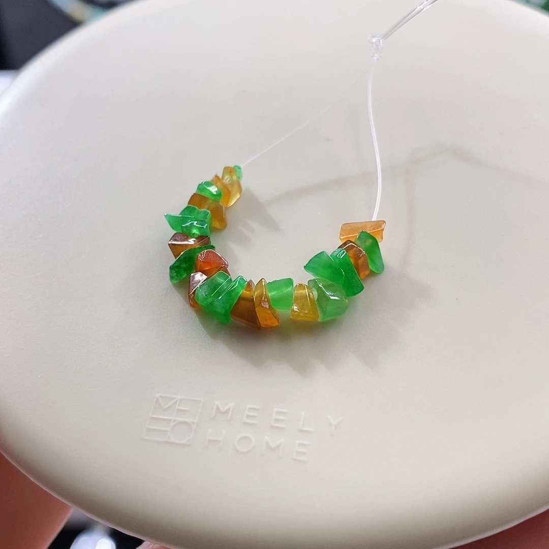 翡翠散珠一组小随形