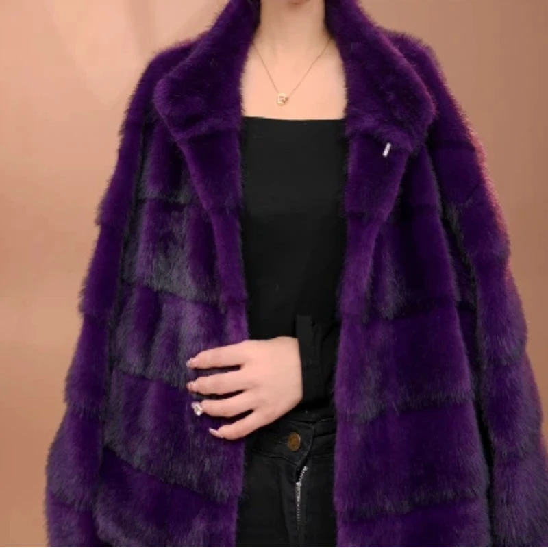 P时尚高奢厚款短外套2025冬季新款宽松舒适保暖上衣