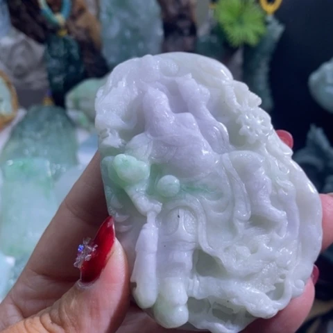 【闪购商品】颈饰未镶嵌翡翠关公