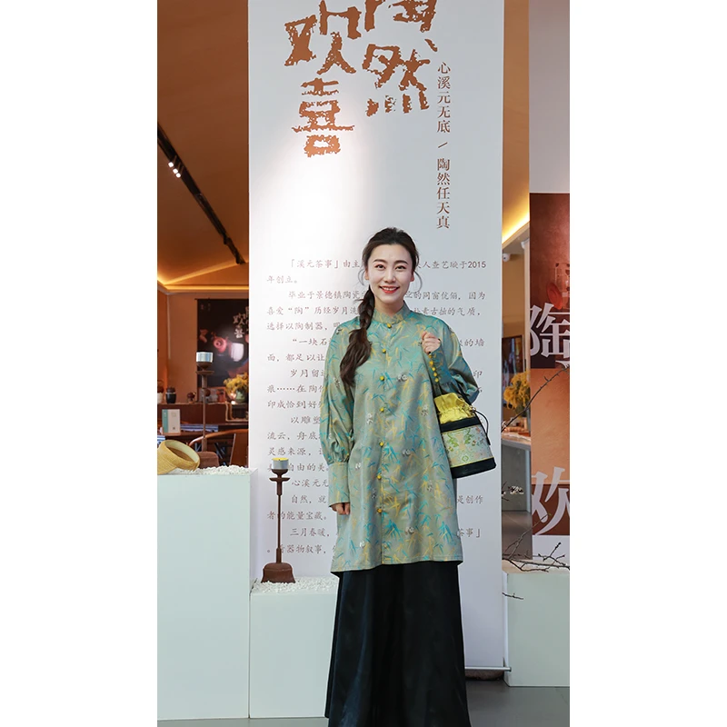 【2025门店同款】新中式衬衣（25710197玄香-高定款）
