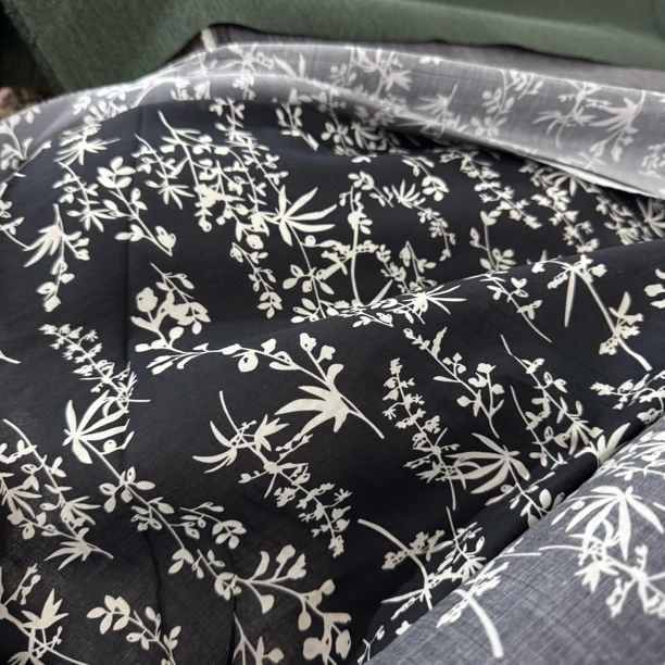 25 纯棉60支精梳棉数码印花府绸田园风3米价