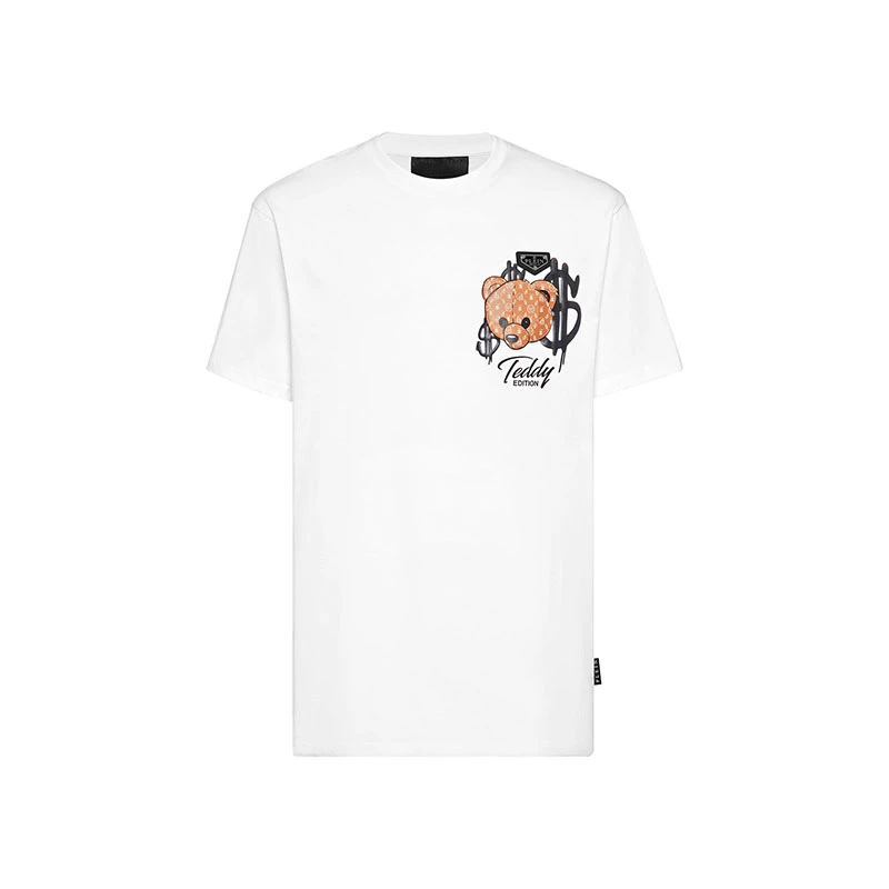 PHILIPP PLEIN 男士TEDDY BEAR圆领短袖T恤