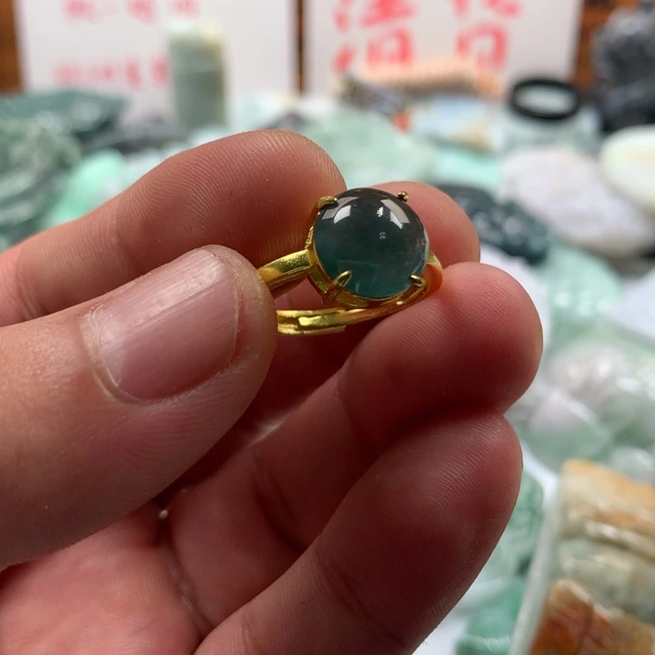 翡翠未镶嵌颈饰保真天然a货翡翠