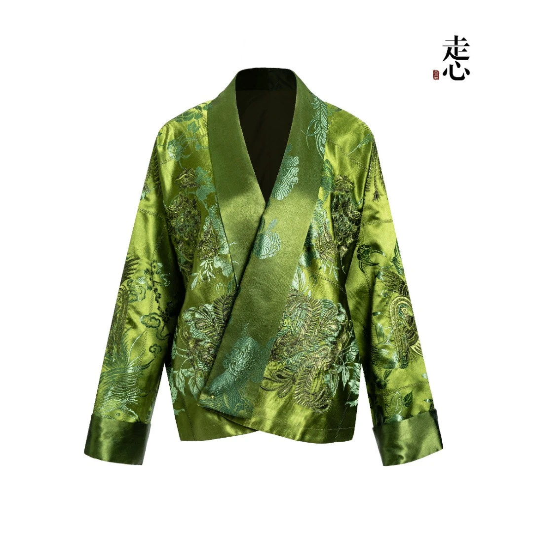 【香云走心】山海经碧山绿 外披24ZWT5125