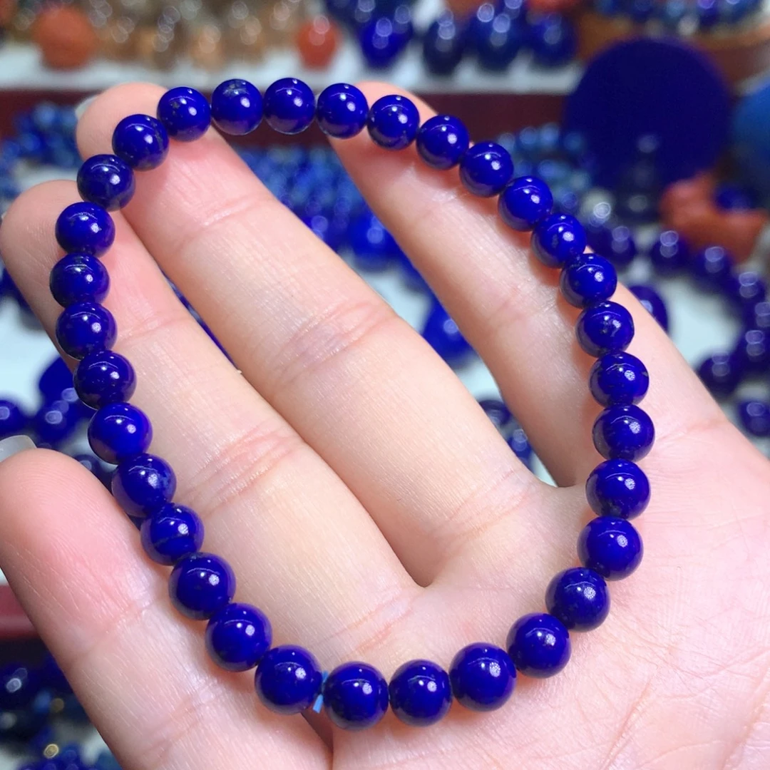 青金石未镶嵌6m手链