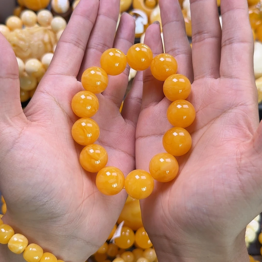 未镶嵌蜜蜡珠宝奇石同料18mm