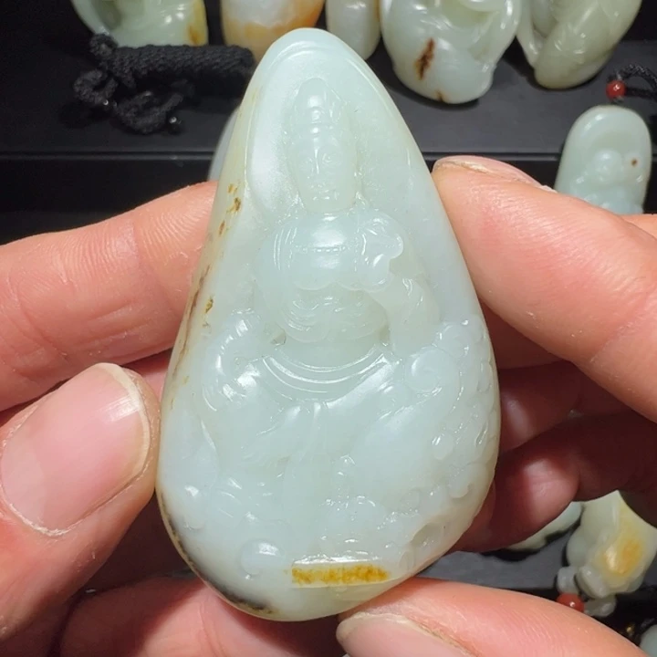 和田玉颈饰未镶嵌用****6