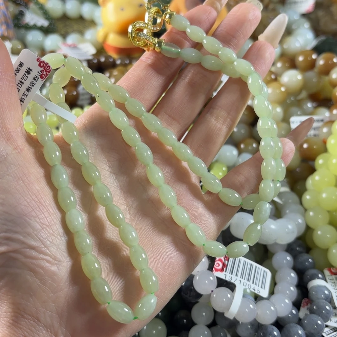 和田玉未镶嵌手串14