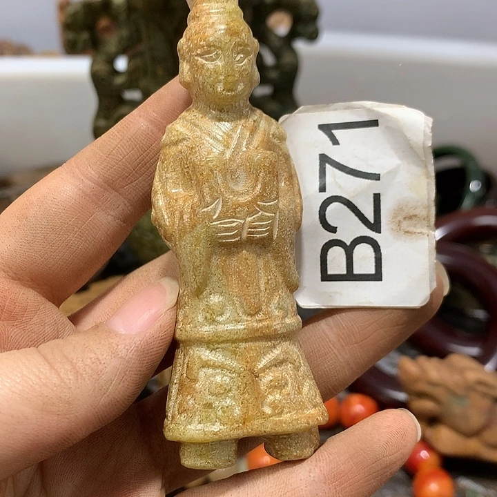 和田玉未镶嵌毛衣链