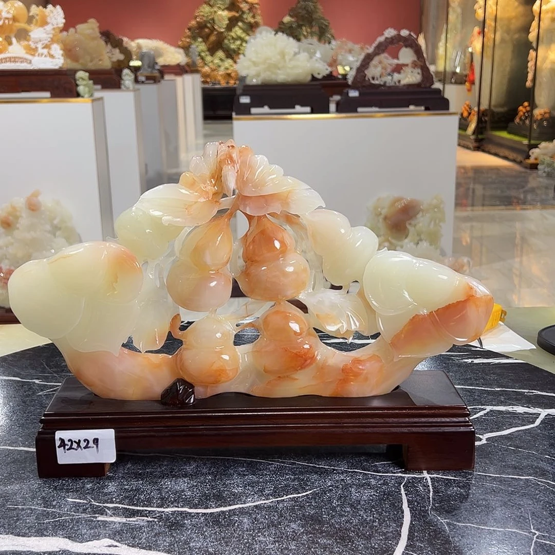 石材晴**里精品玉石雕刻工艺