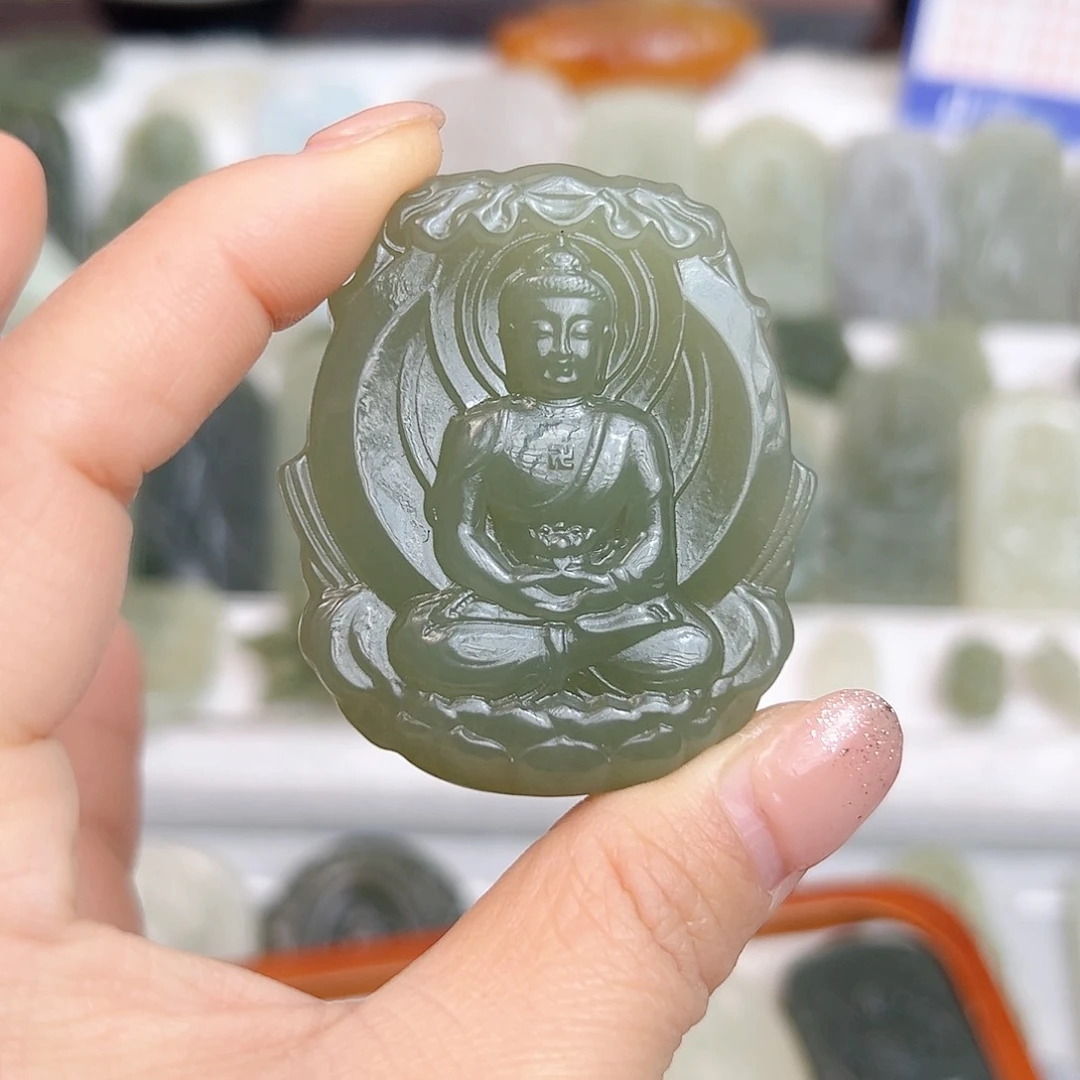 颈饰未镶嵌和田玉悟*生