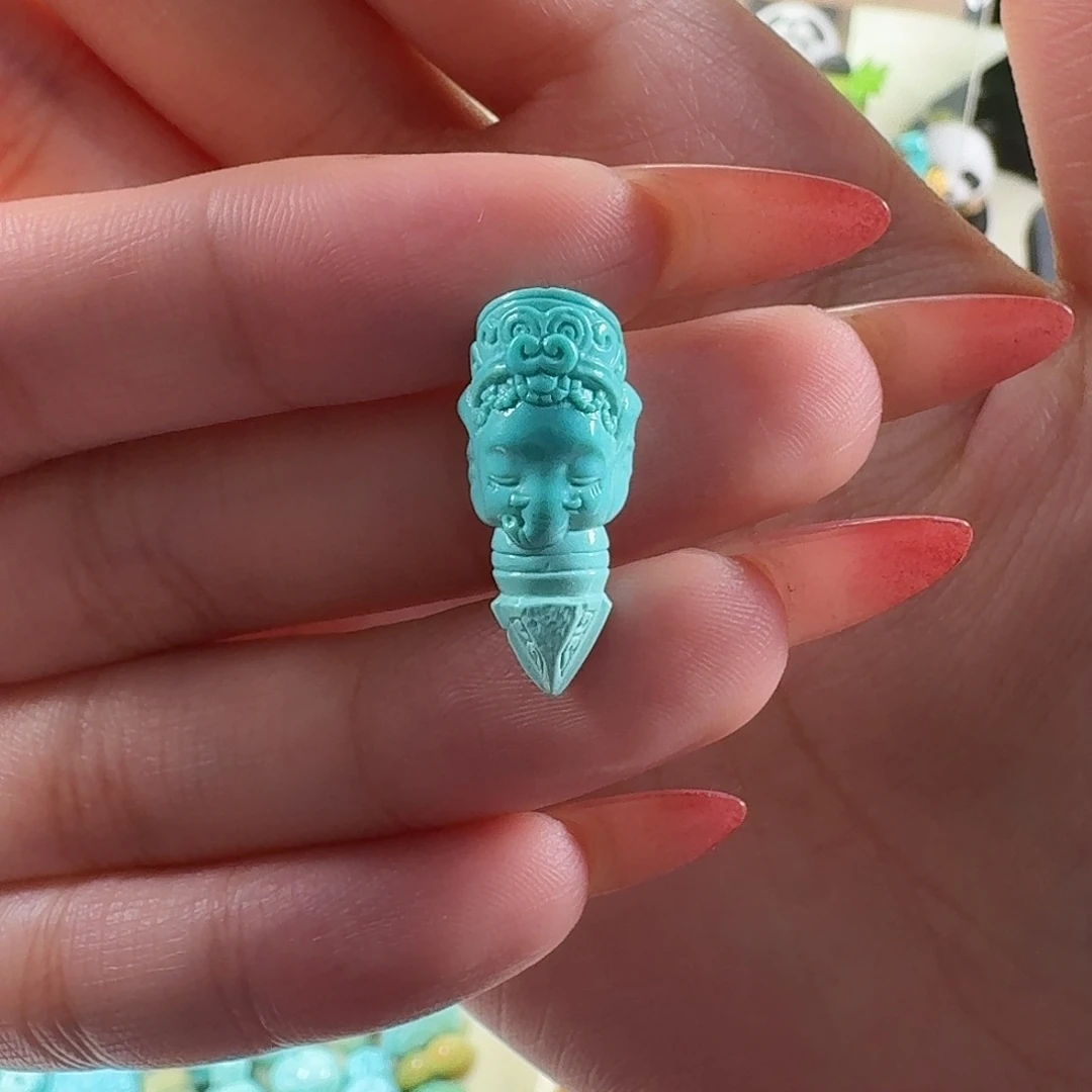 绿松石未镶嵌吊坠(不含链)