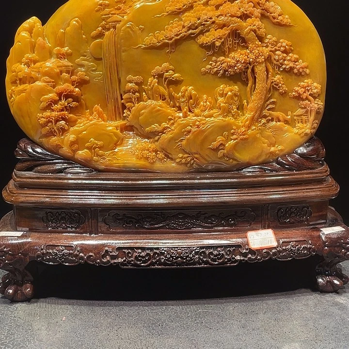 用***5寿山石山水画作品欣赏