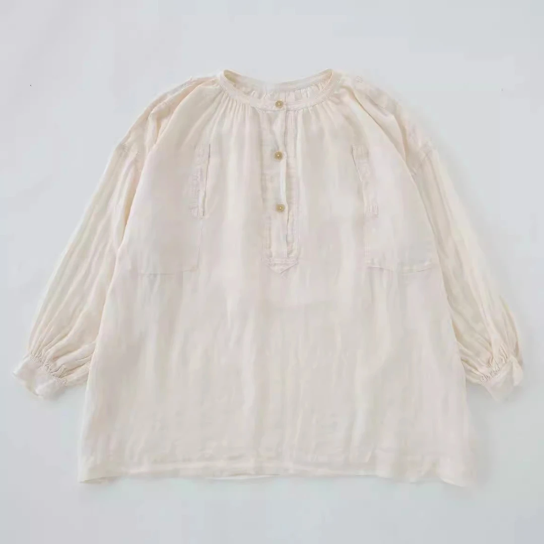 彭彭家 991 汉麻轻薄大罩衫 垒土