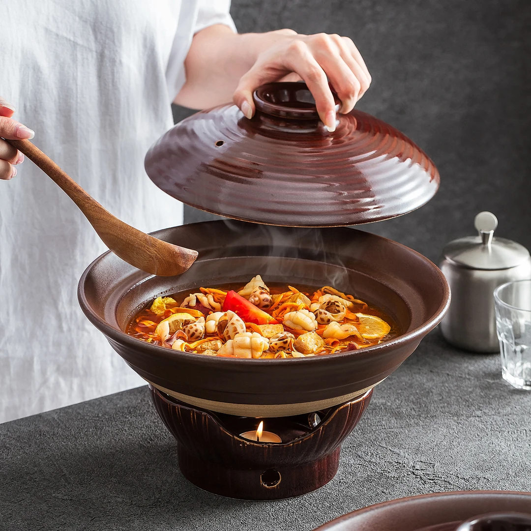 德化砂锅2025年新款燃气灶专用耐高温干烧不裂家用陶瓷煲仔饭砂锅