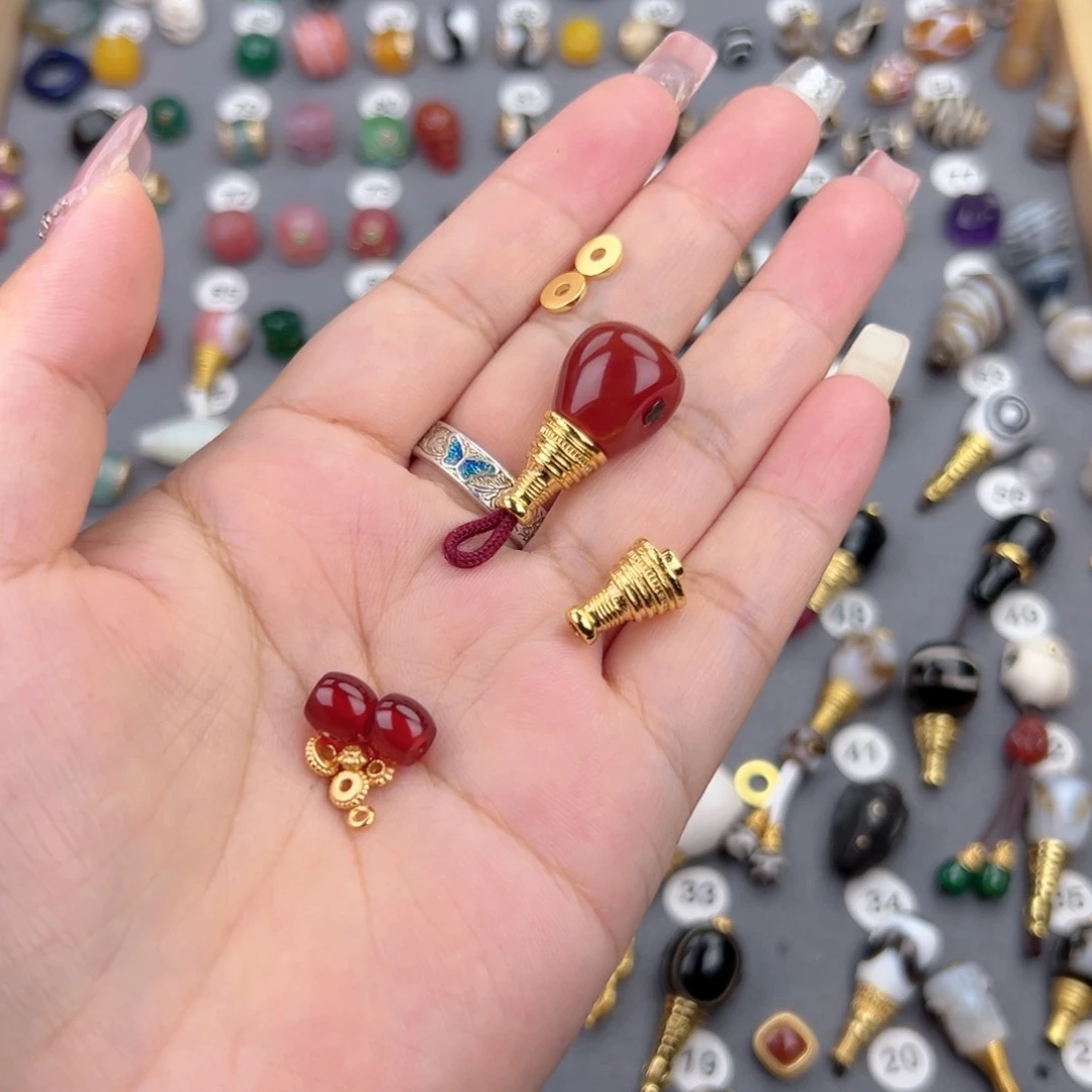 玛瑙/玉髓饰品未镶嵌Y*