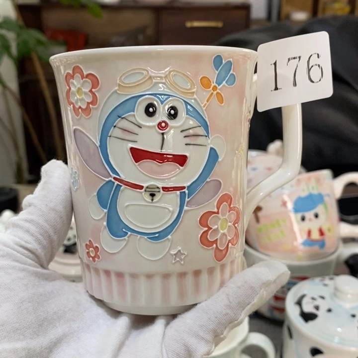 杯景德镇釉下彩手绘