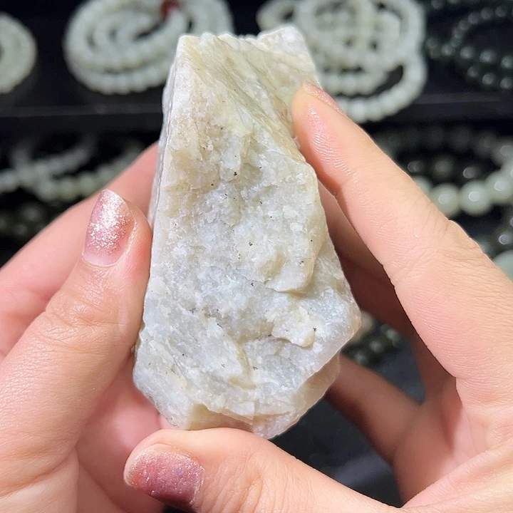 和田玉（糖玉）未镶嵌车挂