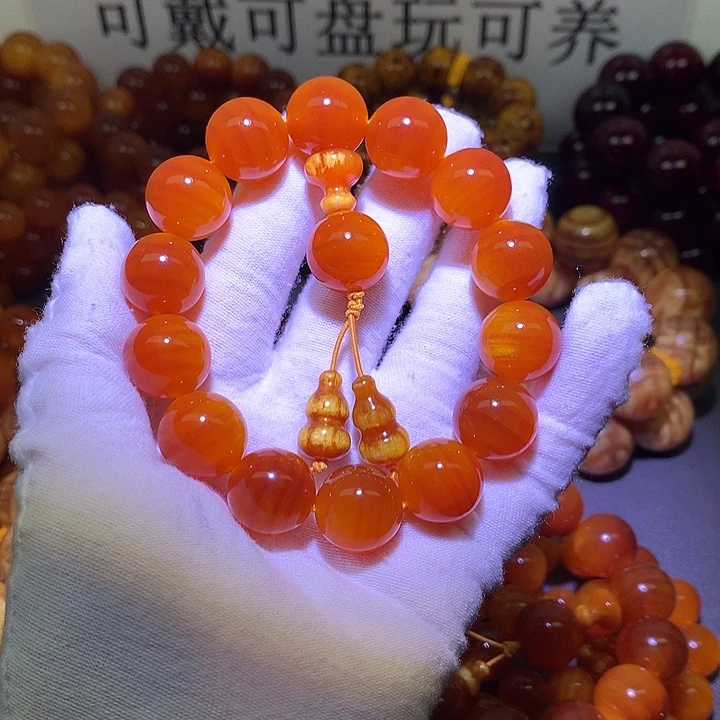 手串/手链松木（琥珀木）1.6 包浆高货