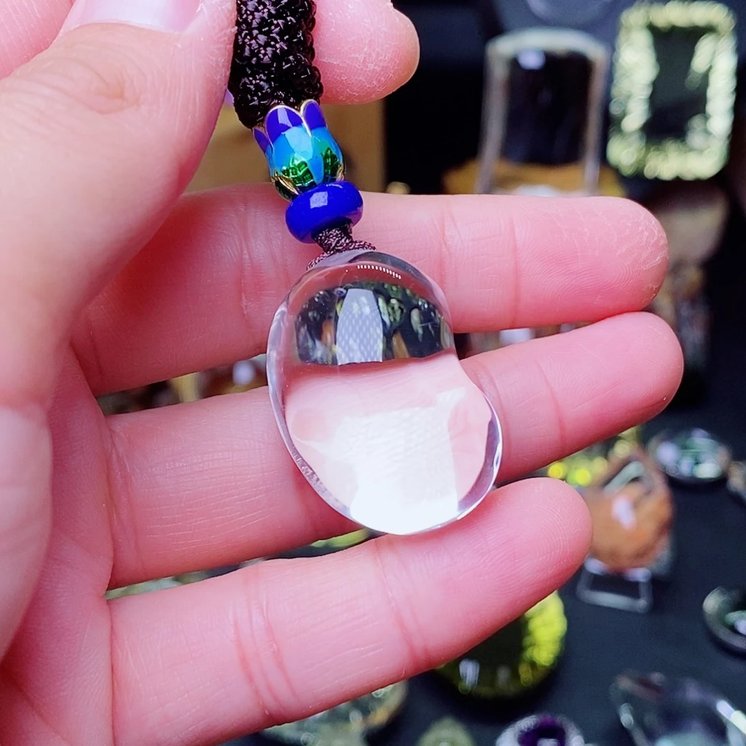 水晶未镶嵌吊坠(赠链)