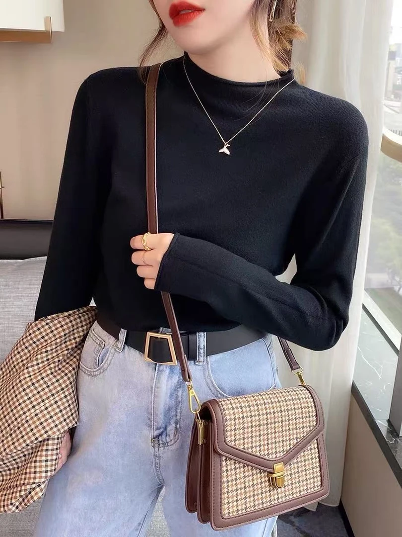 【YZ•衣系列】NN173-时尚女装设计感针织衫休闲重工百搭气质显瘦