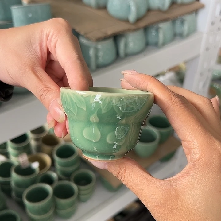 云间青瓷龙泉小米茶器