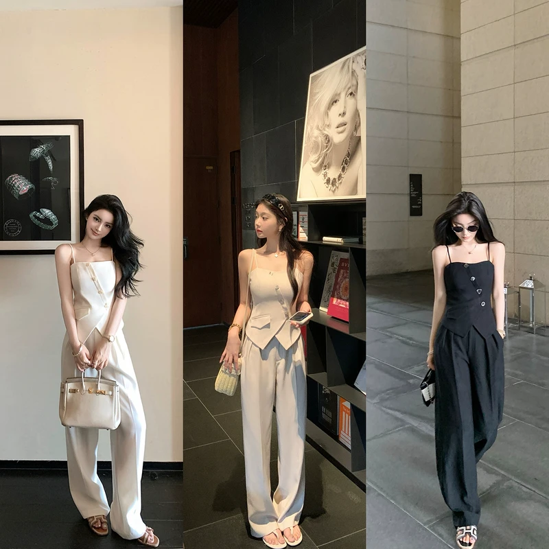 “Daily luxury时髦大女主”重磅肌理感不无聊斜扣设计感套装