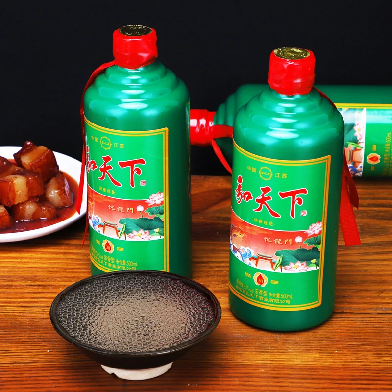 韵之源和天下淡雅莲花30浓香型纯粮食酒52度整箱500ml*6瓶52度500