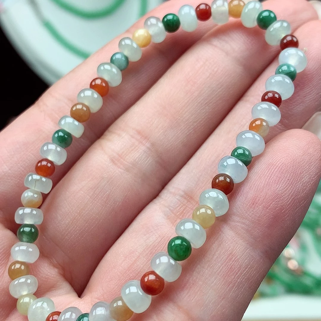 未镶嵌手链翡翠翡翠