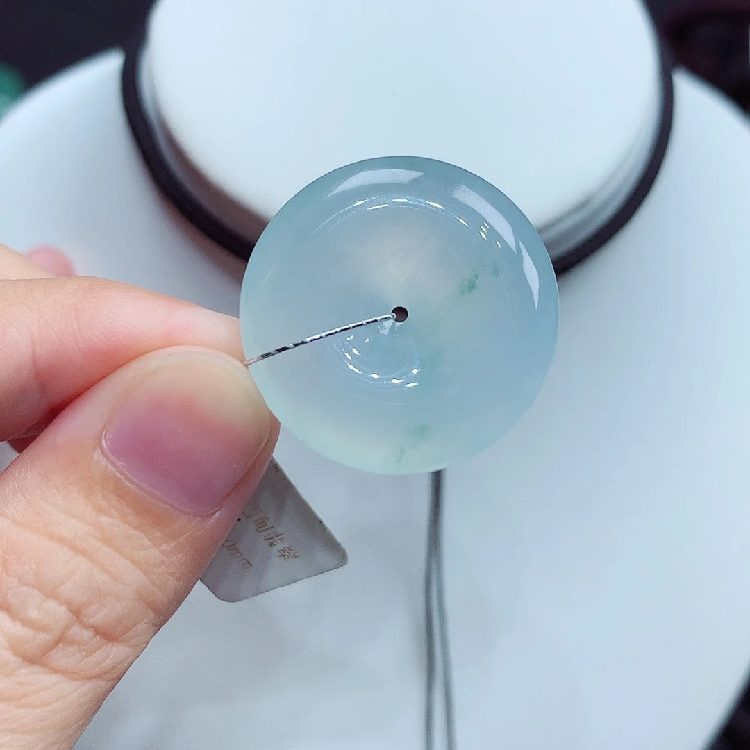 翡翠未镶嵌颈饰翡翠23，25.6/6