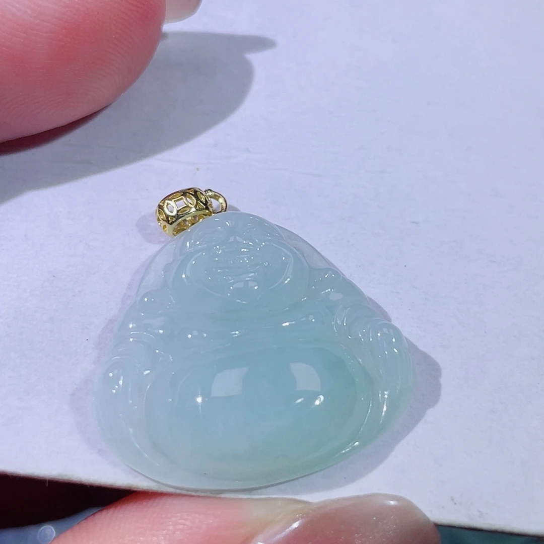 颈饰未镶嵌翡翠佛公