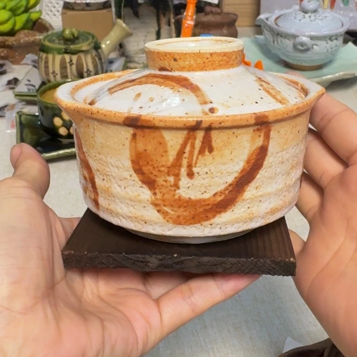 陶泥一个炖盅好看的