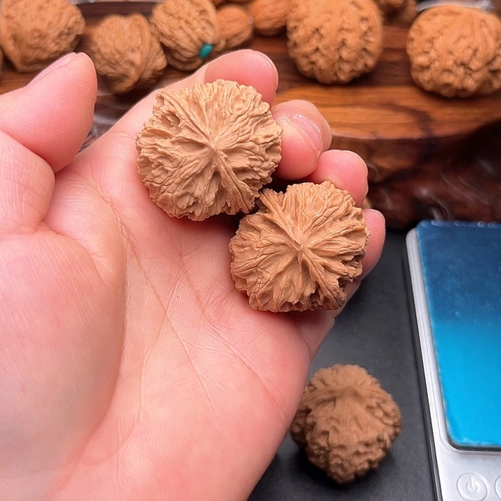 桃核把件核桃苹果园